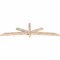 Ekena Millwork Alberta Smooth Timber Gable Bracket, Douglas Fir, 96"W x 28"H x 3 1/2"D x 3 1/2"F, 7/12 Pitch GBW096X28X0404ALB00SDF - alternate 4